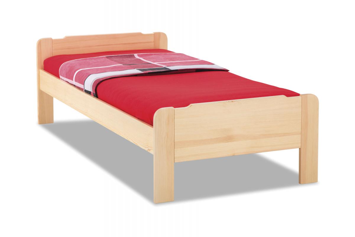 Jednolůžková postel z masivu IVONA