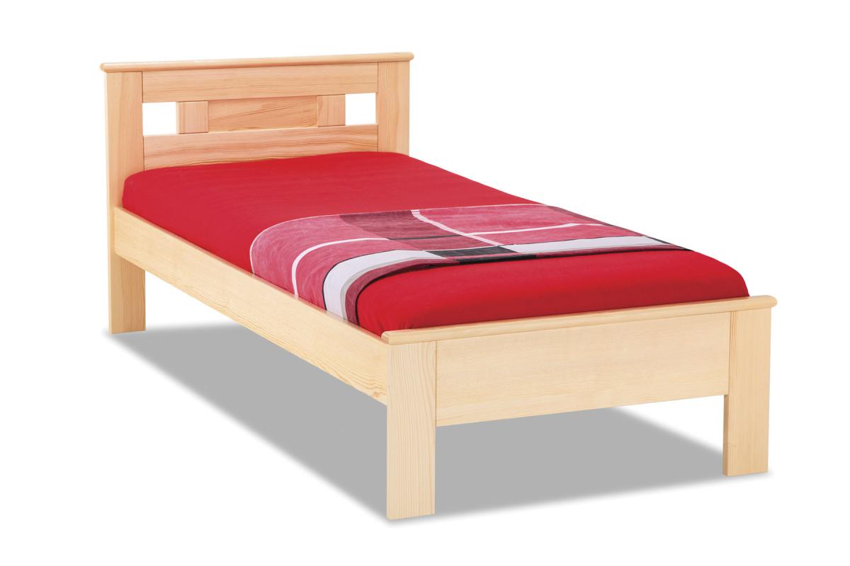 Jednolůžková postel z masivu NORA